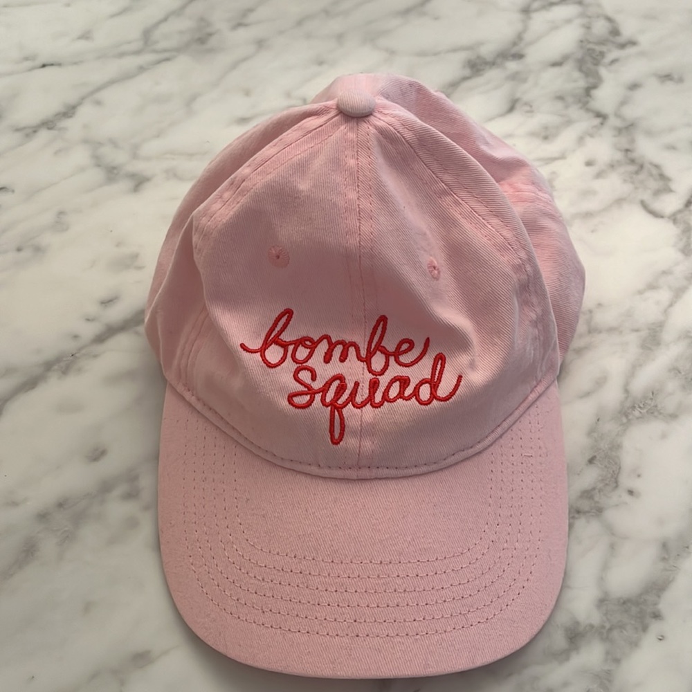 Cute pink baseball cap - perfect for Spring!